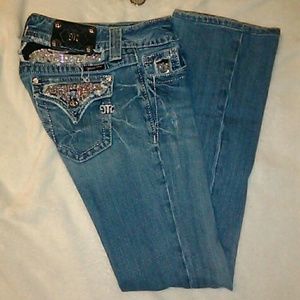 💥 EUC Miss Me Jeans Angel Wings sz 27 💥